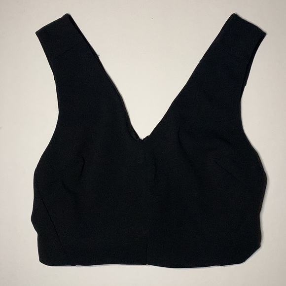 Dynamite Black Crop Top (with gold zipper) - Picture 2 of 8